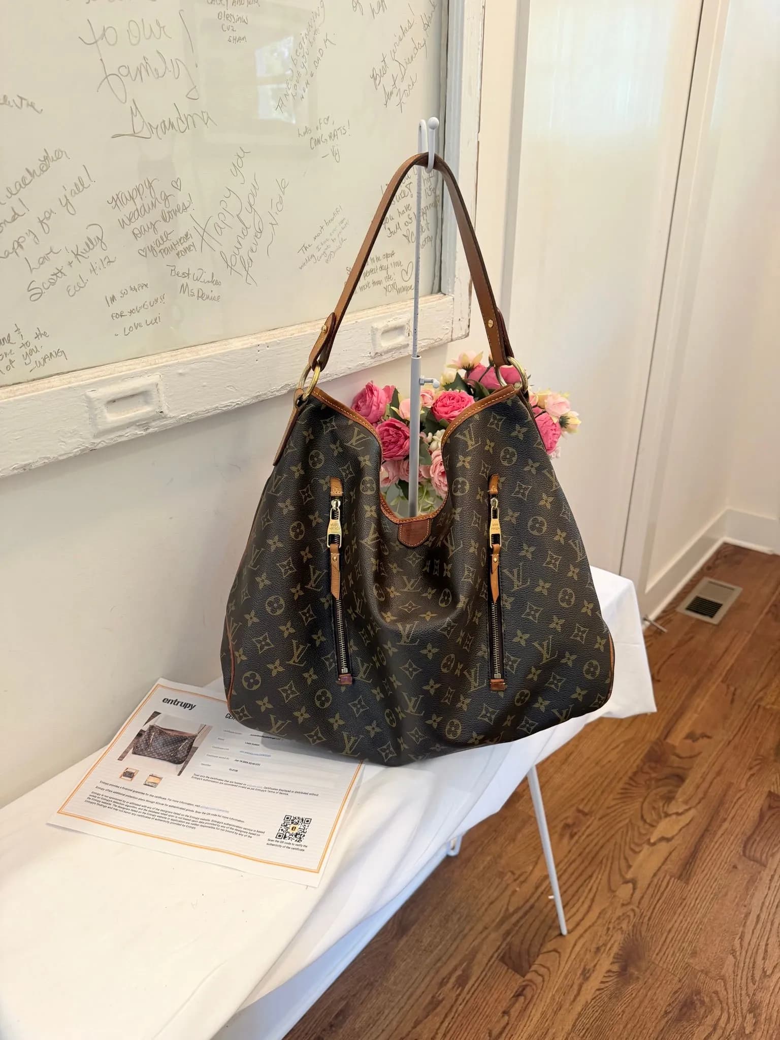 Authenticated Louis Vuitton Monogram Delightful GM — pre-owned luxury designer bag | LaceLuxx